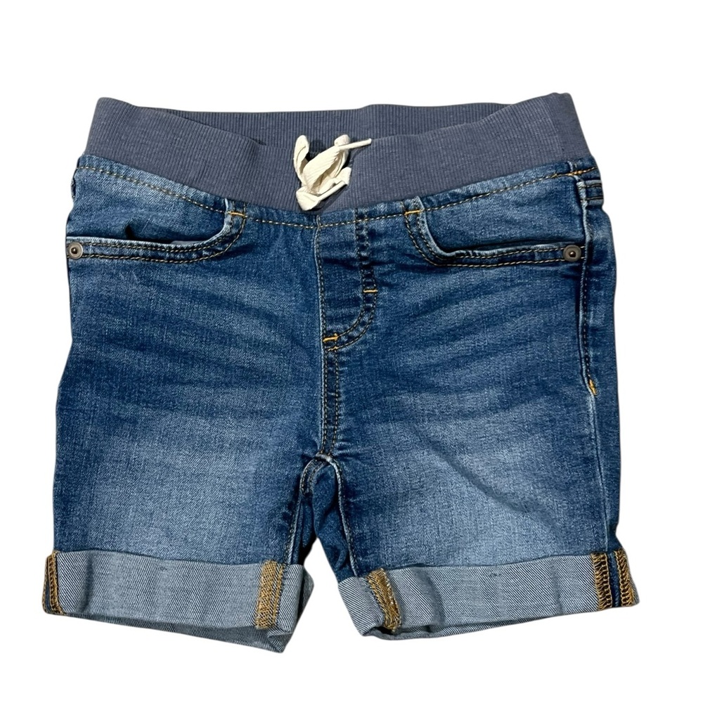 Wonder Nation Girls Pull-On Denim Shorts Size S (6-6X) - Preloved